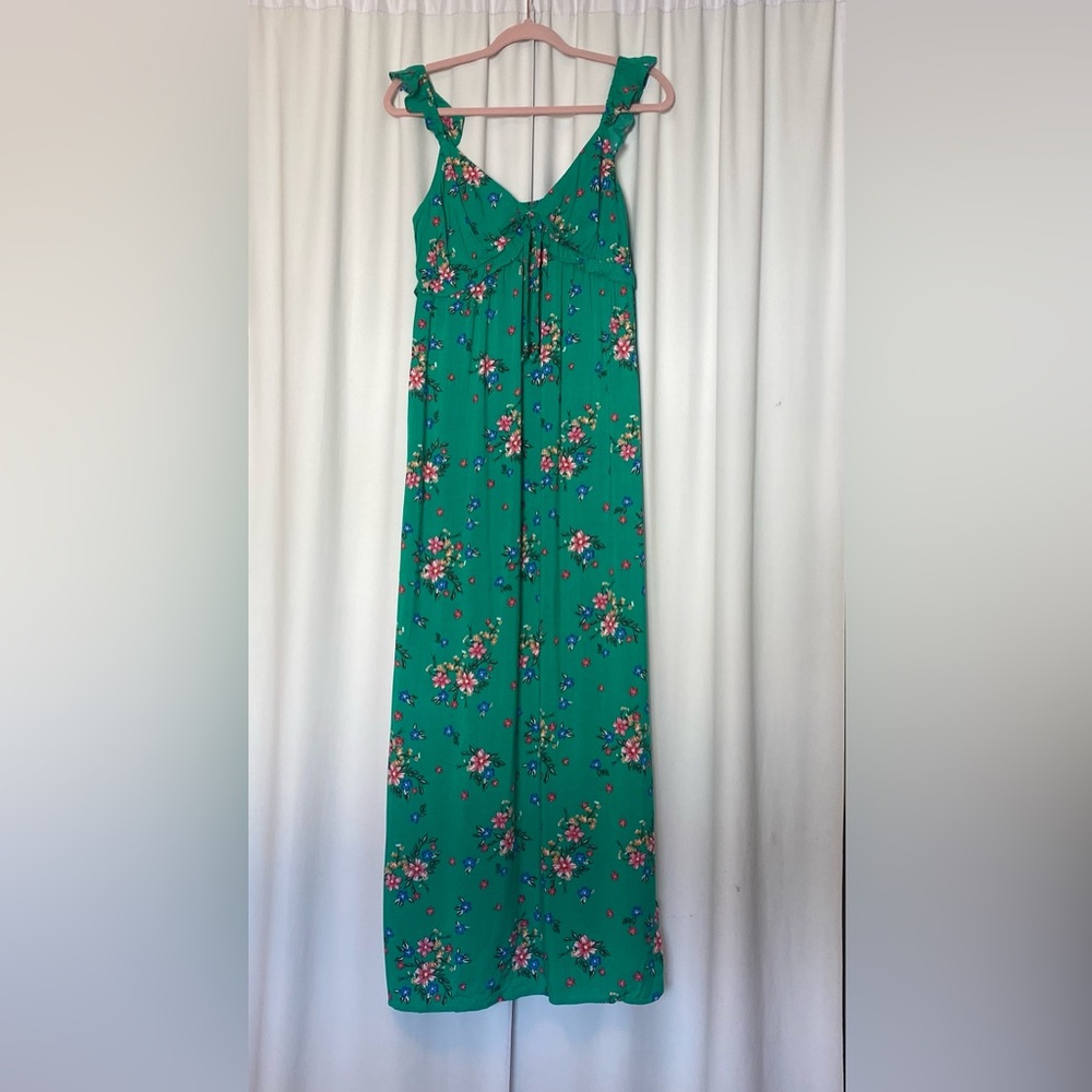 Kingston Green Floral Dress